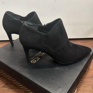 Charles by Charles David “Veer” Black Suede Booties